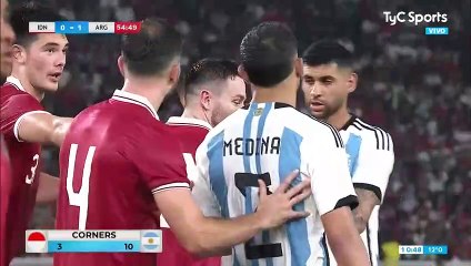 Gol de Leandro Paredes: Argentina gana 1 a 0 ante Indonesia