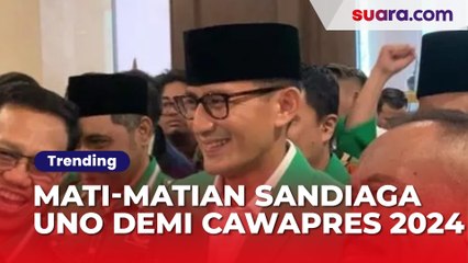 Mati-matian Sandiaga Uno Demi Cawapres 2024, Rogoh Kocek Sendiri hingga Pindah Partai
