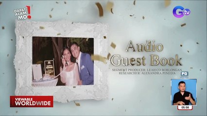 Audio guestbook, pa-souvenir sa isang kasal! | Dapat Alam Mo!