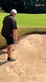 Golf-lover ASTONISHED after bunker shot turns into Peekaboo shot