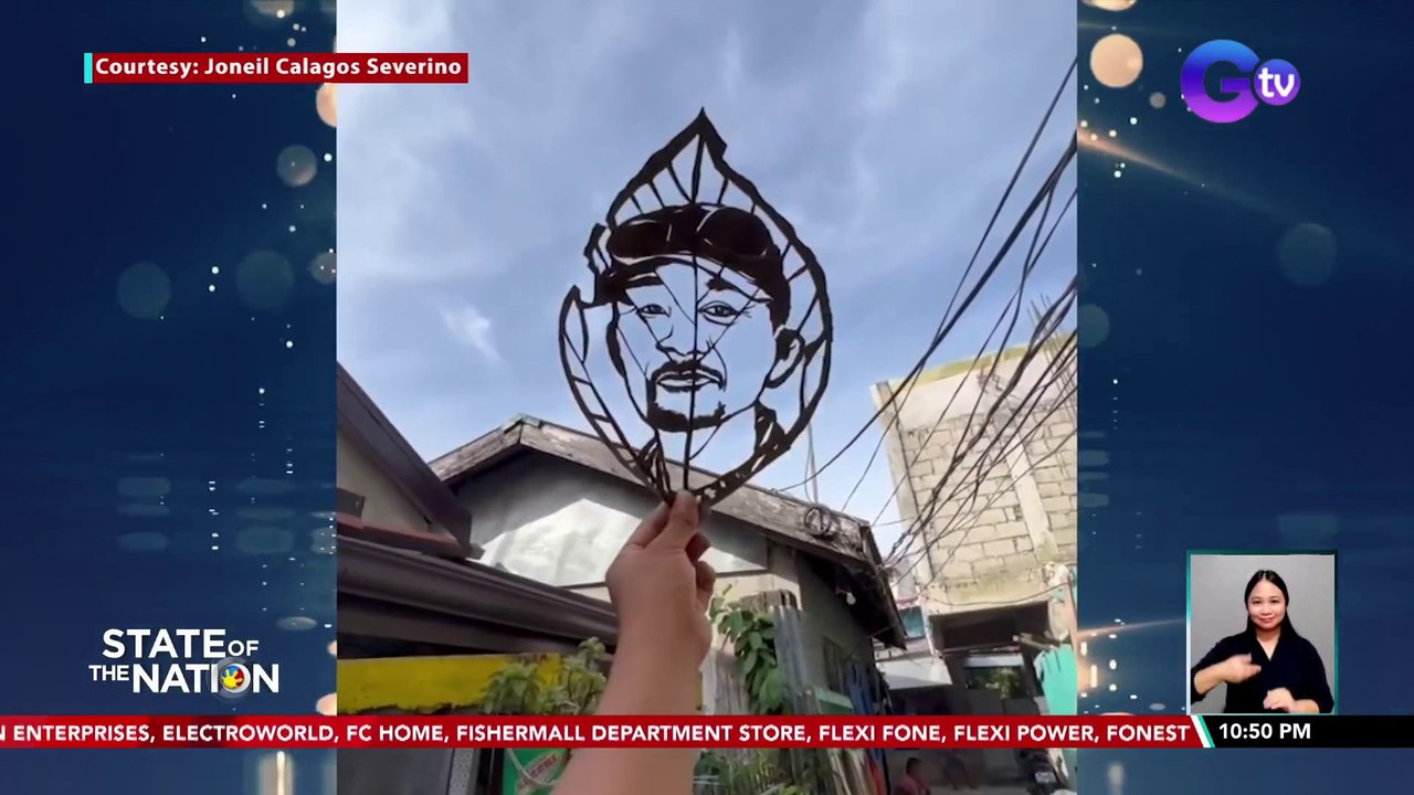 Ilang tatay na vendor, nakatanggap ng Leaf Art bilang Father's Day gift mula sa isang artist | SONA