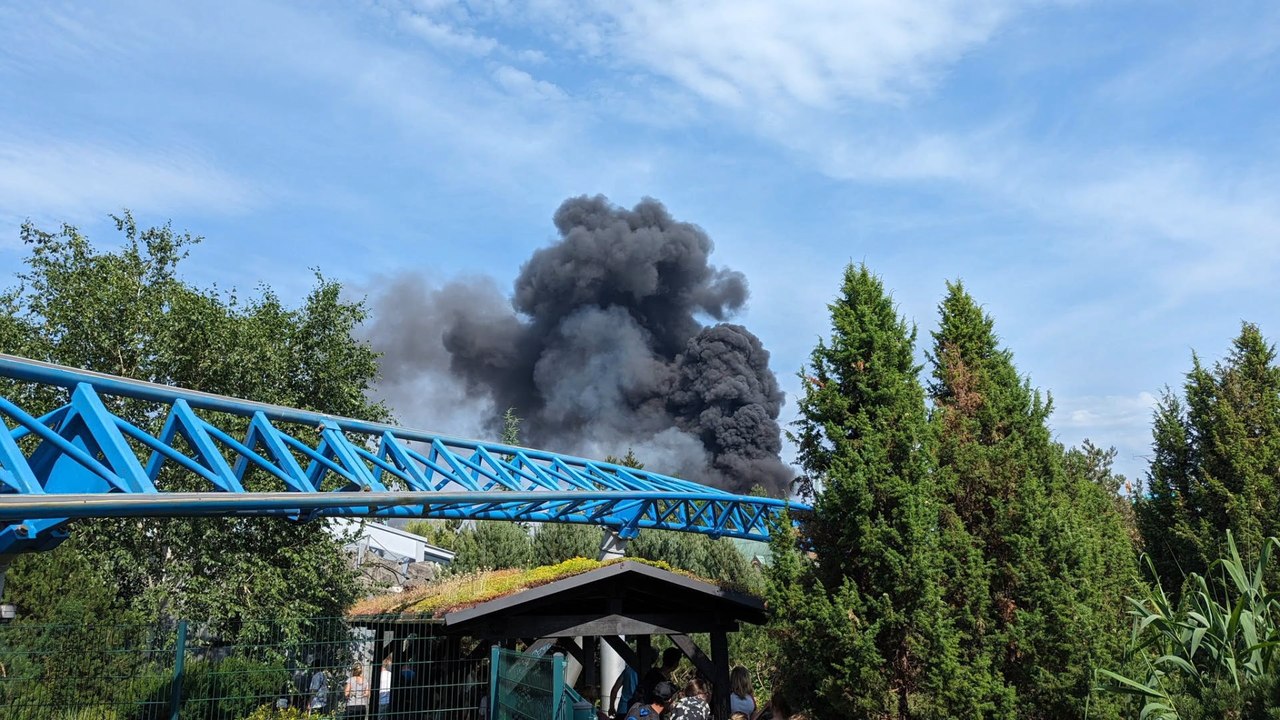 Großbrand im Europa-Park Rust