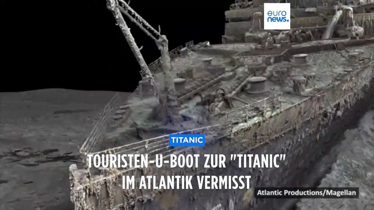 Expedition zur "titanic": u-boot mit touristen wird im atlantik vermisst