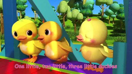 Count to 10 Little Duckies _ CoComelon Animal Time _ Animals for Kids
