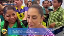 Claudia Sheinbaum llega a Veracruz; se reunirá con diputados en Oaxaca