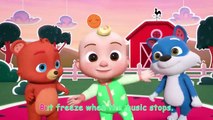 Play a Game_ Freeze Dance  _ CoComelon Animal Time _ Animals for Kids
