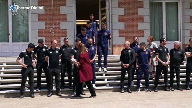 Felipe VI recibe a la selección tras ganar la Liga de Naciones