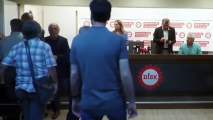 DİSK yöneticisinden gazeteciye: Gelme lan bir daha