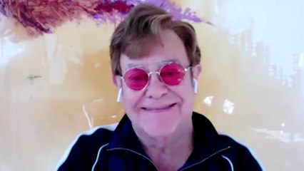 Elton John Talks Disney+ Live Special, Music With Dua Lipa, Britney Spears and More | THR Video