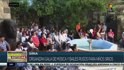 Centro cultural ruso organiza gala para niños sirios