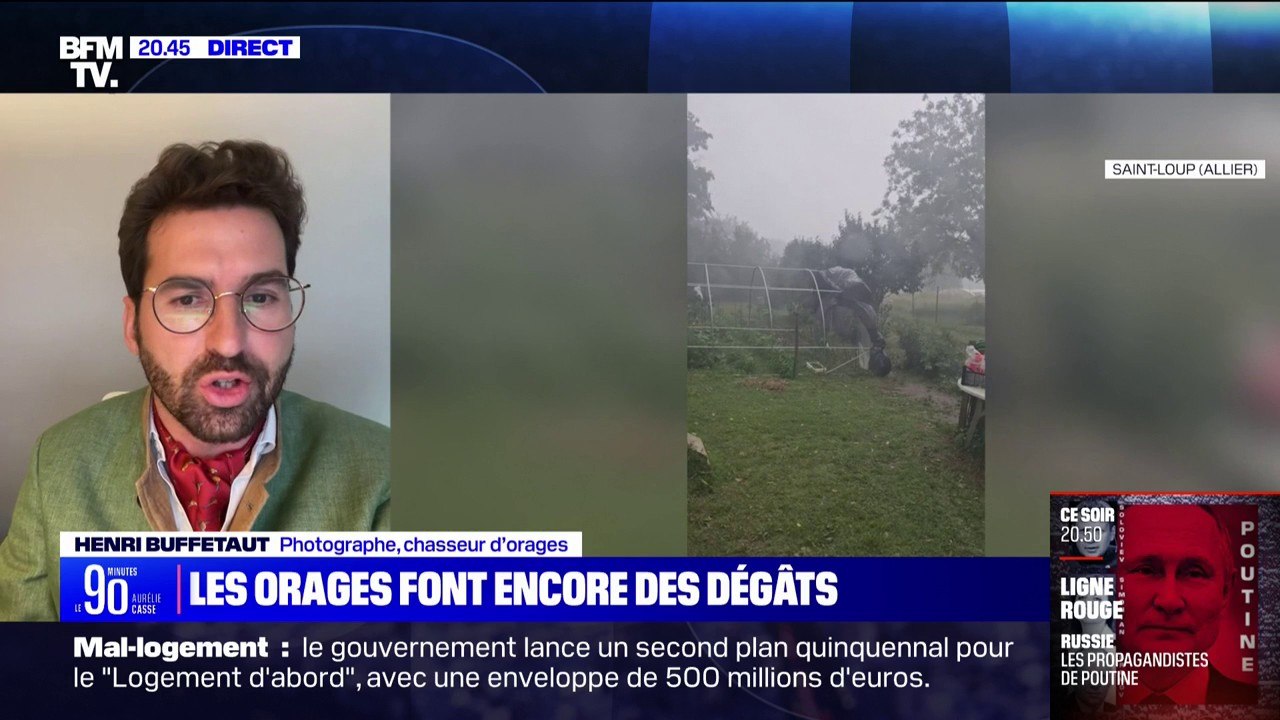 Orages: "On a beau prévoir les choses, c'est la nature qui reste la seule maîtresse", pour le chasseur d'orages Henri Buffetaut