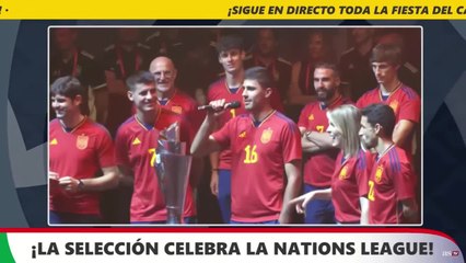 Desfase total en la fiesta de la Nations: "¡¡¡Rodri 'is on fire!!!"