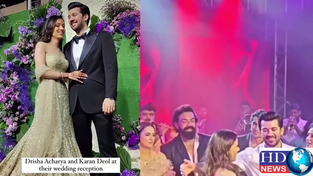 Karan Deol Wedding Reception | sunny deol son wedding | sunny deol son marriage #karan deol wedding