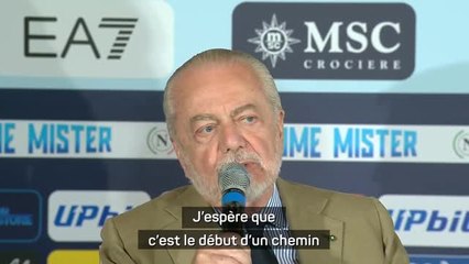 Naples - De Laurentiis vise la Ligue des champions !