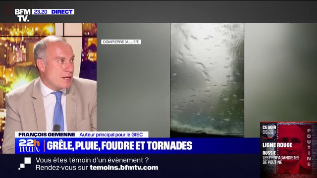 Orages/réchauffement climatique: On est sur un phénomène structurel de répétition , note François Gemenne (auteur pour le GIEC)