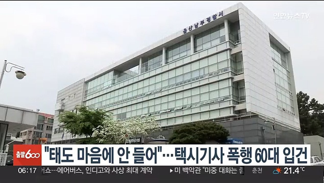 "태도 마음에 안 들어"…택시기사 폭행 60대 입건
