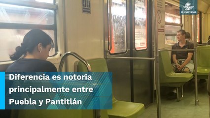 Disminuye velocidad de trenes en la L9 del Metro