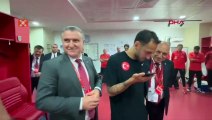 Cumhurbaşkanı Erdoğan'dan Milli Takım'a telefon