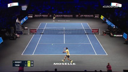 Thiem plus solide que Gasquet : le résumé du match en vidéo