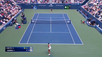 Duel de fond de court et fin de match à suspense : comment Keys s'est sortie du piège Giorgi