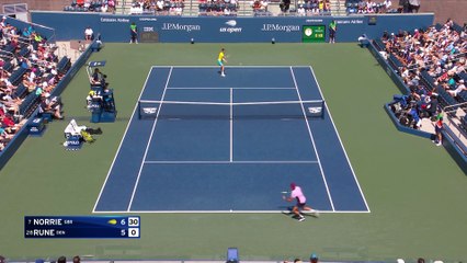Même Rune n'a pas réussi à lui prendre un set : Les temps forts de la victoire de Norrie