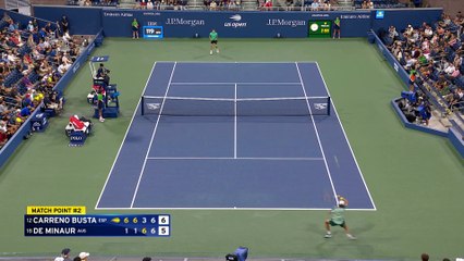 Une balle de match de folie : le tweener-lob de Carreno Busta a écoeuré De Minaur