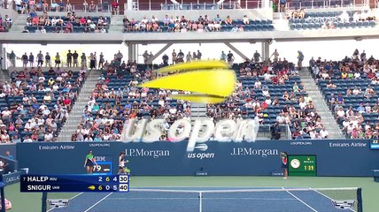 Le plus beau moment de sa vie : la balle de match de Snigur face à Halep