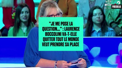 "Je me pose la question..." : Laurence Boccolini va-t-elle quitter Tout le monde veut prendre sa place ? Sa réponse franche