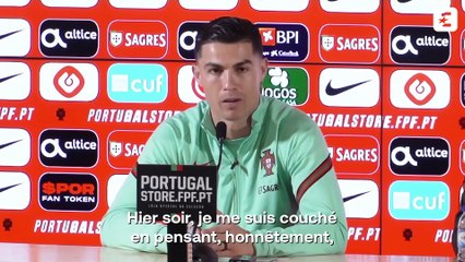 Ronaldo : "J'aimerais que nous chantions l'hymne sans musique"