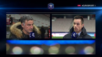 Galtier "plus ou moins" satisfait : "On a été un peu poussif en première période"