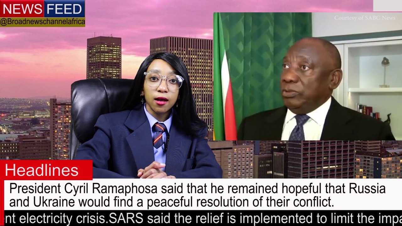 "Ramaphosa's Peace Mission: Bridging Hope for Russia-Ukraine Conflict Resolution" |  Rethabile Mooi
