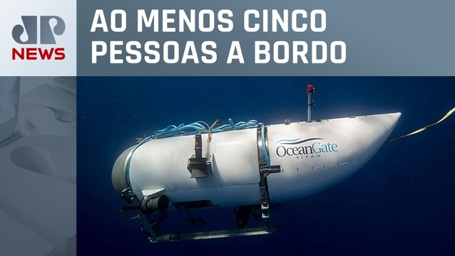 Submarino que leva turistas para ver destroços do Titanic desaparece no Atlântico