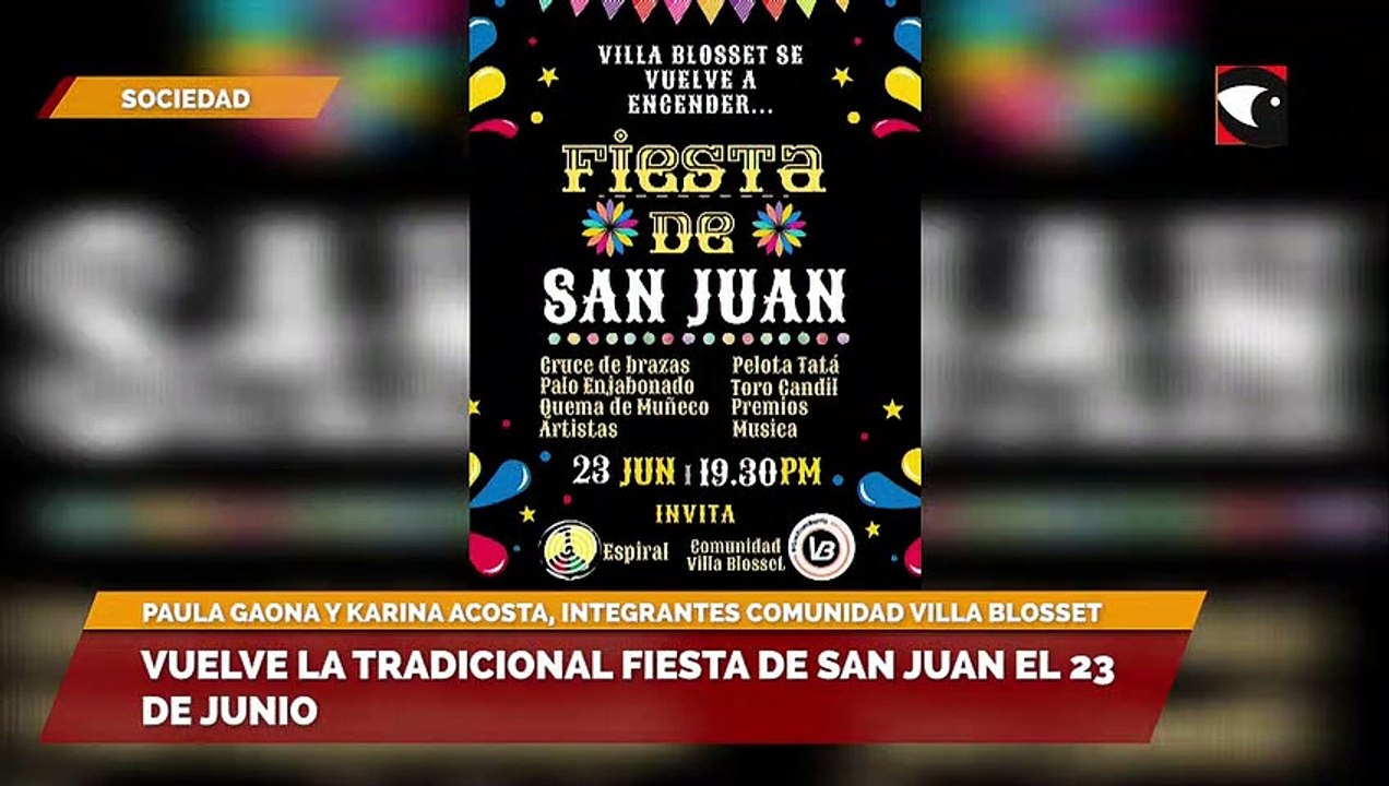 Paula Gaona y Karina Acosta, integrantes comunidad Villa Blosset, expresaron las nuevas generaciones se están interesando en las fiestas tradicionales