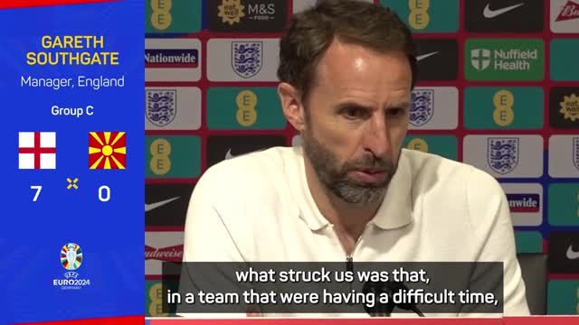 Southgate hails 'exceptional' hat-trick hero Saka