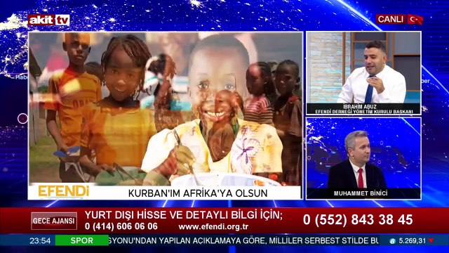 Efendi Derneği'nin kurban faaliyetleri ve hizmetleri