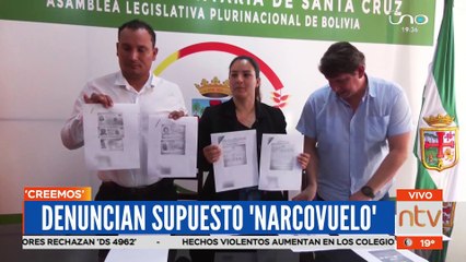 Desde Creemos denuncian presunto narcovuelo