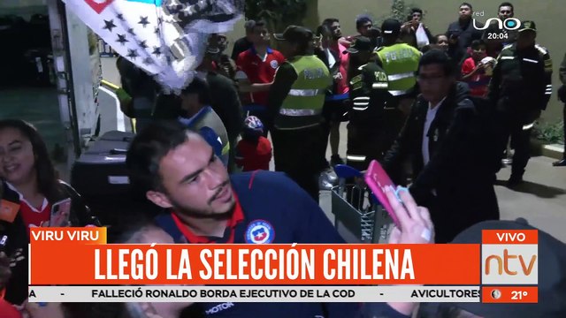 Arribó la selección de Chile para el amistoso con Bolivia
