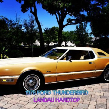 1976 FORD THUNDERBIRD #Classic muscle cars show. سيارات كلاسيكيه