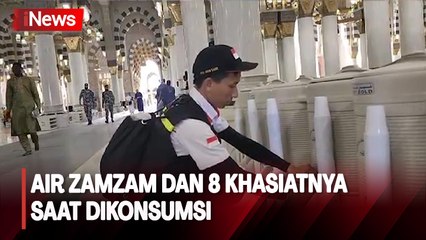 Masjid Nabawi menyediakan air Zamzam yang bisa konsumsi jemaah sepuasnya. Air Zamzam tersedia di dalam area masjid bukan di luar dekat tempat wudhu. Air minum di dekat tempat wudhu hanya air biasa hasil penyulingan. Sedangkan di dalam masjid langsung diam