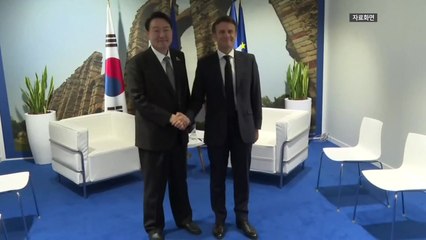 尹, 오늘 프랑스 정상회담..."마크롱, 북한 제재 강조" / YTN