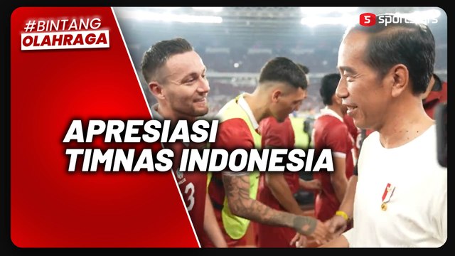 Saksikan Timnas Indonesia vs Argentina, Jokowi Apresiasi Perjuangan Pemain