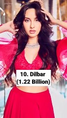 Top 10 Most Viewed  Indian Songs On YouTube