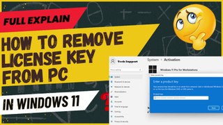 How to Remove Windows License from PC || How to Uninstall windows license from PC
