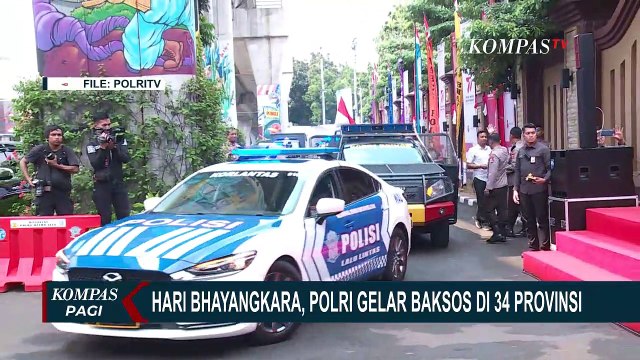 Peringati Hari Bhayangkara ke-77, Kapolri Lepas Pendistribusian Baksos untuk Masyarakat