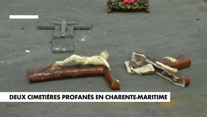 Deux cimetières profanés en Charente-Maritime
