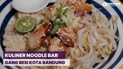 Unik! Sedapnya Menikmati Noodle Bar Gang Besi Kota Bandung