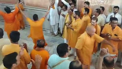चांदी के रथ में अष्ट धातु के गौर गोविंद ने की रथयात्रा, 30 फीट ऊंचे रथ को 108 फीट की रस्सी से खींचेंगे भक्त
