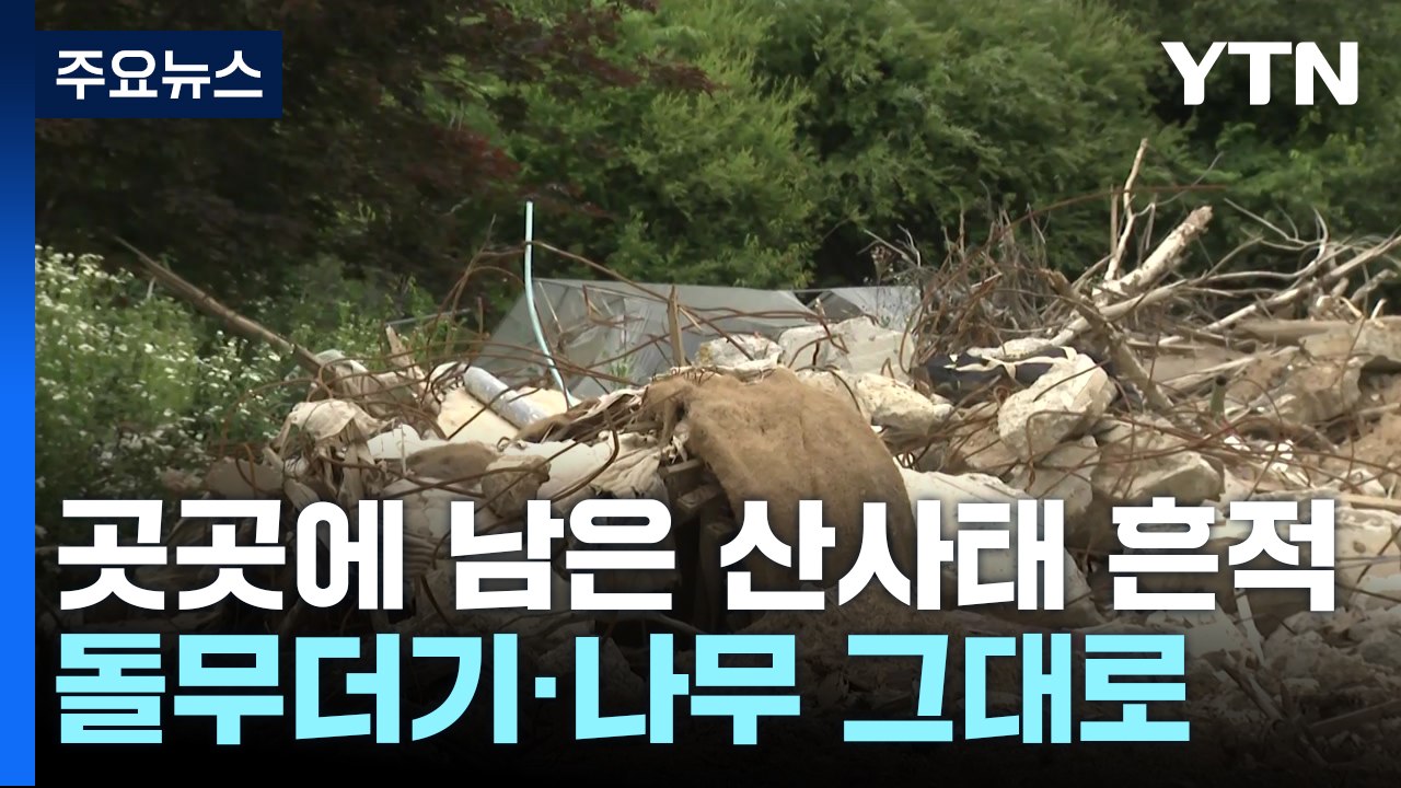 [현장점검] 코앞 닥친 장마...산사태 복구는 아직 / YTN