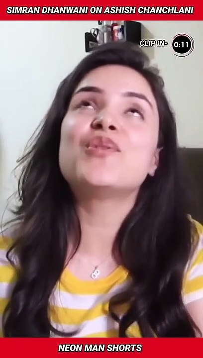 Simran Dhanwani on Ashish Chanchlani! | How Simran Met Ashish Chanchlani vines Shorts Facts #shorts