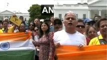 प्रवासी भारतीयों ने व्हाइट हाउस के सामने गाया राष्ट्रगान, बोले- प्रधानमंत्री ने दी नई पहचान